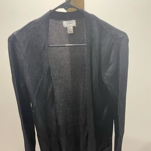 Woman’s size small long open front sweater cardigan